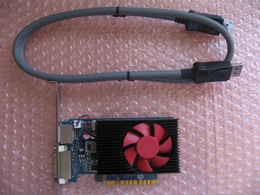 NVIDIA GeForce GT730 \u0026 Display Port ケーブル