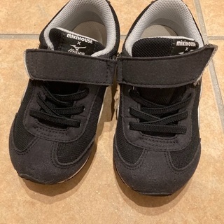 ミキハウス×ミズノ 16.5 スニーカー 靴 BLACK