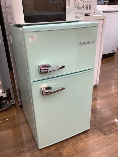 レトロ冷蔵庫　SP-RT85L2-L　2019年製