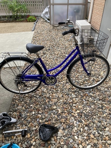 自転車　26インチ　LEDオートライト　６段変速機