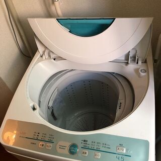 【ネット決済】シャープ全自動洗濯機　4.5kg　SHARP/ES...