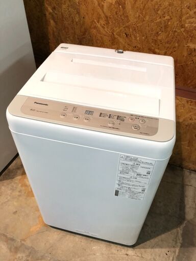 【動作保証60日間あり】Panasonic 2019年 NA-F50B13 5.0kg 洗濯機【管理KRS374】