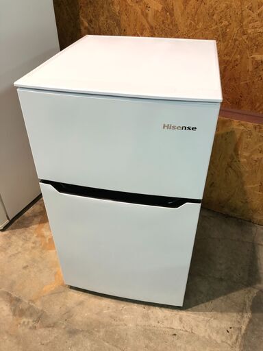 【動作保証60日間あり】Hisense 2019年 HR-B95A 93L 2ドア冷凍冷蔵庫【管理KRR316】