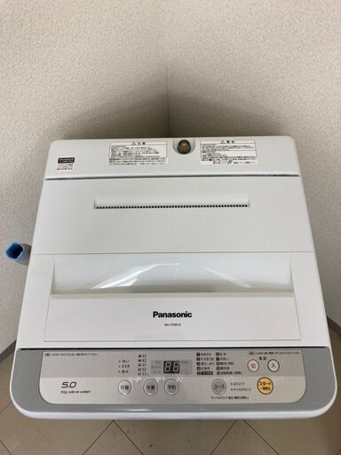 洗濯機　Panasonic 5kg 2017年製 AS081004 9006円