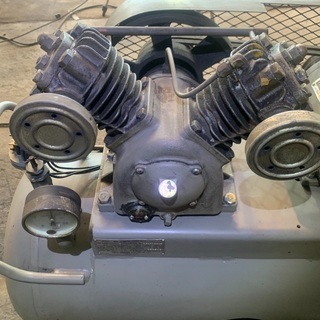 東芝エアーコンプレッサー三相200V良好！