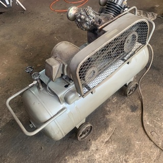 東芝エアーコンプレッサー三相200V良好！