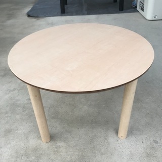 ミニ丸形ローテーブル