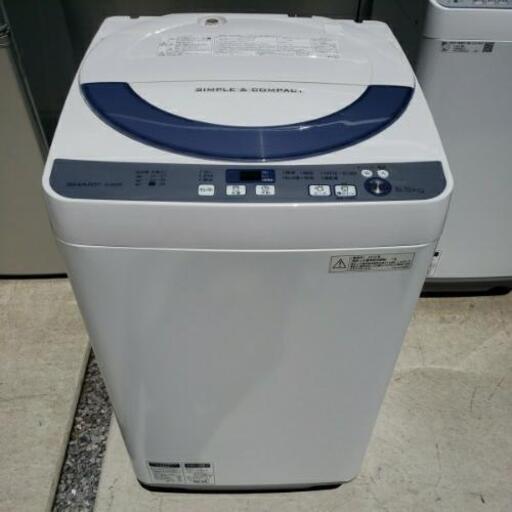 SHARP 洗濯機 全自動洗濯機 5.5kg ES-GE55R-H 2016年製 ホワイト 直接引取大歓迎！