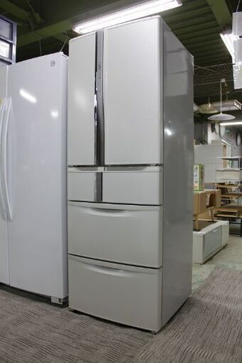 三菱 Rシリーズ 6ドア冷凍冷蔵庫 自動製氷 465L MR-R47X-S シルキープラチナ 2013年製 MITSUBISHI 冷蔵庫 中古家電 店頭引取歓迎 R3886)
