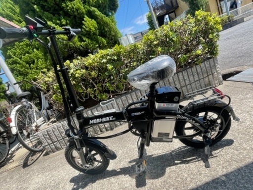 折りたたみ　アクセル付き電動自転車