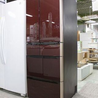 激 日立 6ドア冷凍冷蔵庫 505L 自動製氷 真空チルド R-XG5100G(XT