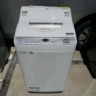 SHARP シャープ 5.5kg 全自動洗濯機 ES-TX5C-...