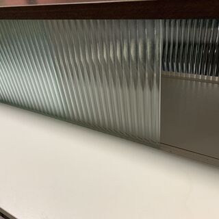 ◎バタフライキッチンカウンター ホワイト 両面タイプ 脚に破損有 シミ 