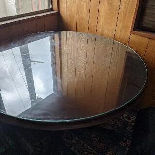 キツツキマーク　丸テーブル