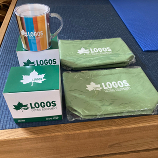 【ネット決済】新品LOGOSのマグカップ2つと保冷バッグ2つのセット
