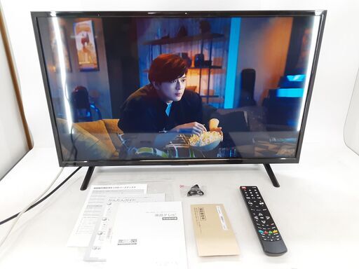 32型 ハイビジョンLED液晶テレビ 32TVSPVR 外付けHDD録画対応 ジョワイユ 2017年製 取説、リモコン付き / AJ-0109-2F