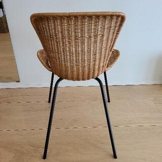 IDEEイデー 美品 ラタンおしゃれチェアー1脚
