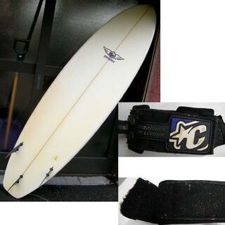 約200cm peoplez サーフボード 3枚フィン　サーフィン マリンスポーツ 板 ☆ PayPay(ペイペイ)決済可能 ☆ 札幌市 豊平区 平岸