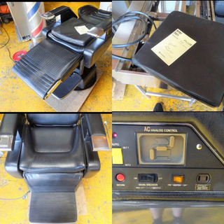 463-0)タカラベルモント/バーバーチェア/シャンプーチェア/昇降椅子