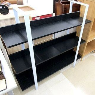 札幌市/清田区　3段 オープンラック アイアン 棚 シェルフ インテリア リビング ラック