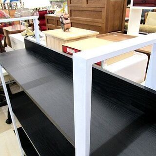 札幌市/清田区　3段 オープンラック アイアン 棚 シェルフ インテリア リビング ラック