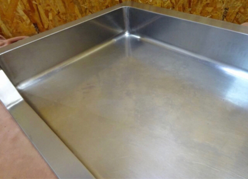 470-0) ステンレス 一槽 舟形シンク シンクのみ W1260D600H180 排水