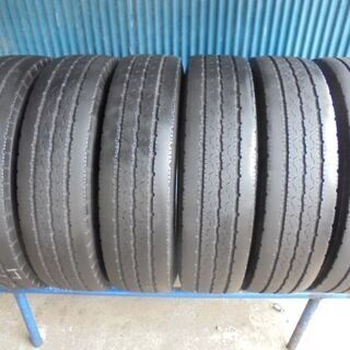 ブリヂストン DURAVIS R205 205/85R16 117/115L LT　6本 7～8分溝2本と7分溝4本