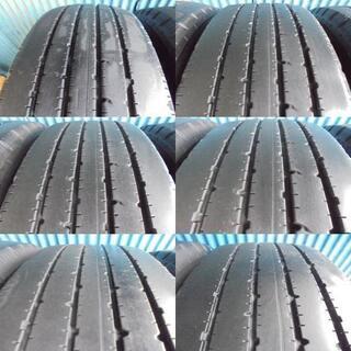 ブリヂストン V-STEEL RIB R202 Ecopia 205/85R16 117/115L LT　6本 7分溝4本と5～6分溝2本