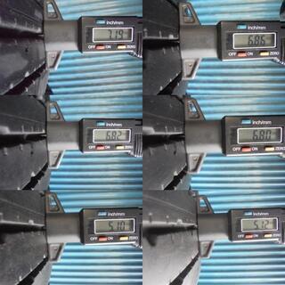 ブリヂストン V-STEEL RIB R202 Ecopia 205/85R16 117/115L LT　6本 7分溝4本と5～6分溝2本