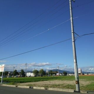 豊川市　小坂井町　総合青山病院前　土地 　貸します。