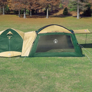 売り切れました💦美品　大型タープ　テント接続可　コールマン　ラウンドスクリーン400EXプラス