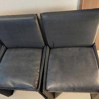 カッシーナ Cassina 名作 ブレークチェア 4脚セット グレー本皮