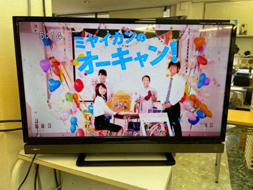 TOSHIBA  REGZA 32型テレビ　ネット動画再生可能　リサイクルショップ宮崎屋住吉店　21.8.10   y