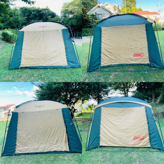 売り切れました?大型タープ テント接続可 コールマン アネックス