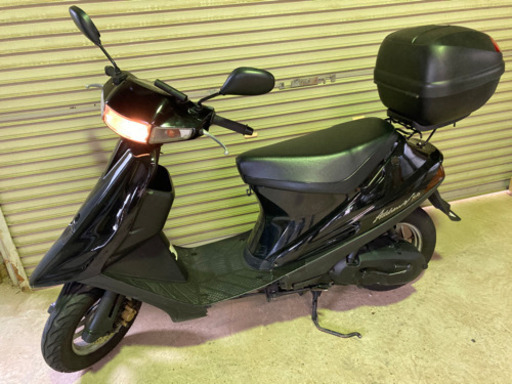 【売約済】100cc 実働 自賠責2年半年付き BT新品 バリ溝 スズキ CE13A アドレスV100 小型二輪バイク スクーター おまけ付き