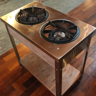 MARUZEN 二口コンロ　MGT-074DS