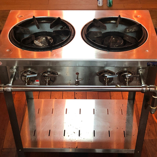 MARUZEN 二口コンロ　MGT-074DS