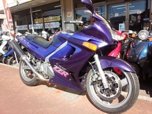 NO.3925　ＺＺＲ２５０　水冷４サイクル２気筒２５０ｃｃエンジン　ＥＸＴＥＣカーボン２本出しマフラー　パープル　☆彡