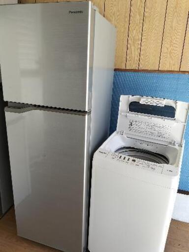 新生活お買い得セット！！シリーズ６０ パナソニック NR-B250T-SS　2ドア冷凍冷蔵庫 248L シルバー 2018年製・ハイセンス HW-T45A　 全自動洗濯機　4.5Kg 2016年製　2点セット！！