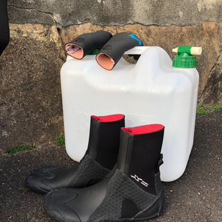 サーフボード　SAFIRIロング　ウェットスーツほかセット