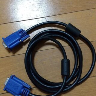 中古品VGAケーブル VGA D-Sub15ピン ミニ オス -...