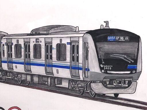 絵画 (原画)】小田急5000形 (2代目)