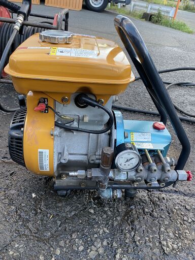 実演動画あり 初期不良対応 現品確認歓迎 高圧、高水量 100Kgf/c㎡ 10L/min ポータブル 高圧洗浄機　パワージェッター　SJE-1010MA