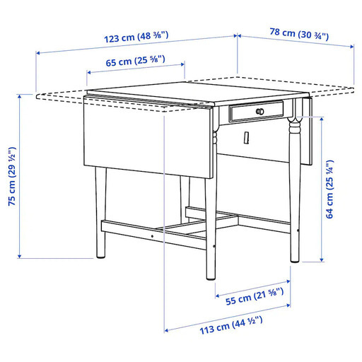 【値下げ】6千円 IKEAほぼ新品：ダイニングテーブル(インガートル)+ダイニングチェア×4(マリウス)