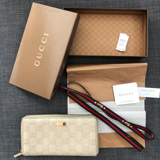 GUCCI‼︎ ラウンドファスナー長財布(付属品全部あり)