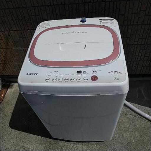 DAEWOO 洗濯機 7キロ 2016年製 | gasreg.org.eg