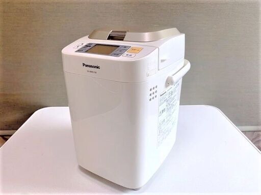 岐阜市六条直接引き取り歓迎　Panasonic　SD-BMS104　ホームベーカリー　ホワイト　自家製　2011年製　米粉パン　お餅　予約タイマー