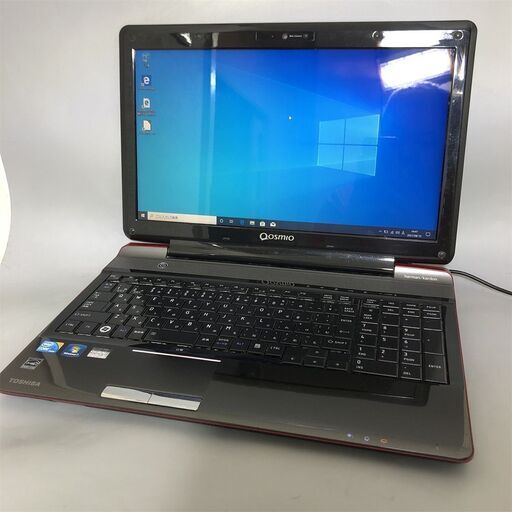 新品高速SSD搭載 レッド色 ノートパソコン 中古良品 15型 Toshiba 東芝 V65/86L Core i5 4GB Blu-ray 無線 カメラ Win10 Office