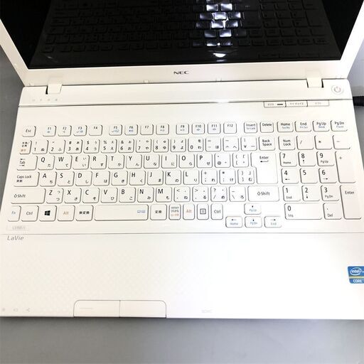 ホワイト色 新品高速SSD256GB ノートパソコン Windows10 美品 15型