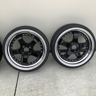 ステルスレーシング 美品 17インチアルミホイール ①【値下げ】